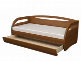 Угловая кровать с ящиком или доп. спальным местом