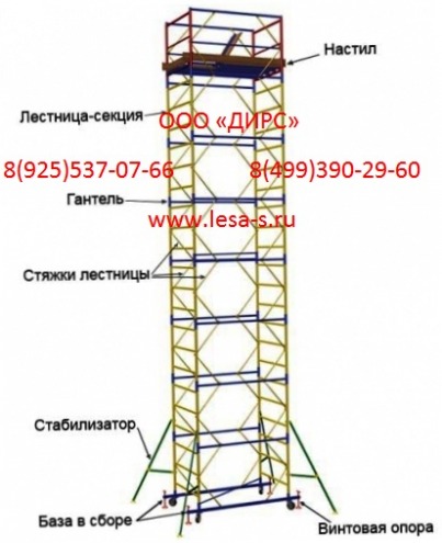 Продам вышка тура, строительные леса в Ленинградской обл.