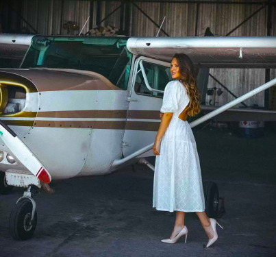 Каптур - полет на самолете в Москве